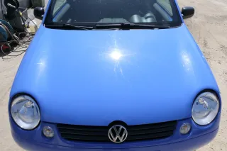 VW Lupo Motorhaube KLappe vorne grau blau LR5A softblau Frontklappe Haube - Bild 1