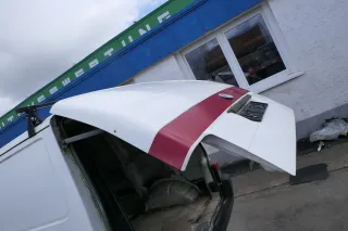 VW T4 Transporter Heckklappe Klappe hinten Kofferraumklappe weiß R902 Kasten - Bild 7