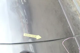 Audi A6 4B C5 Tür Türblatt hinten links nur Türblatt blau lila LZ4V - Bild 3