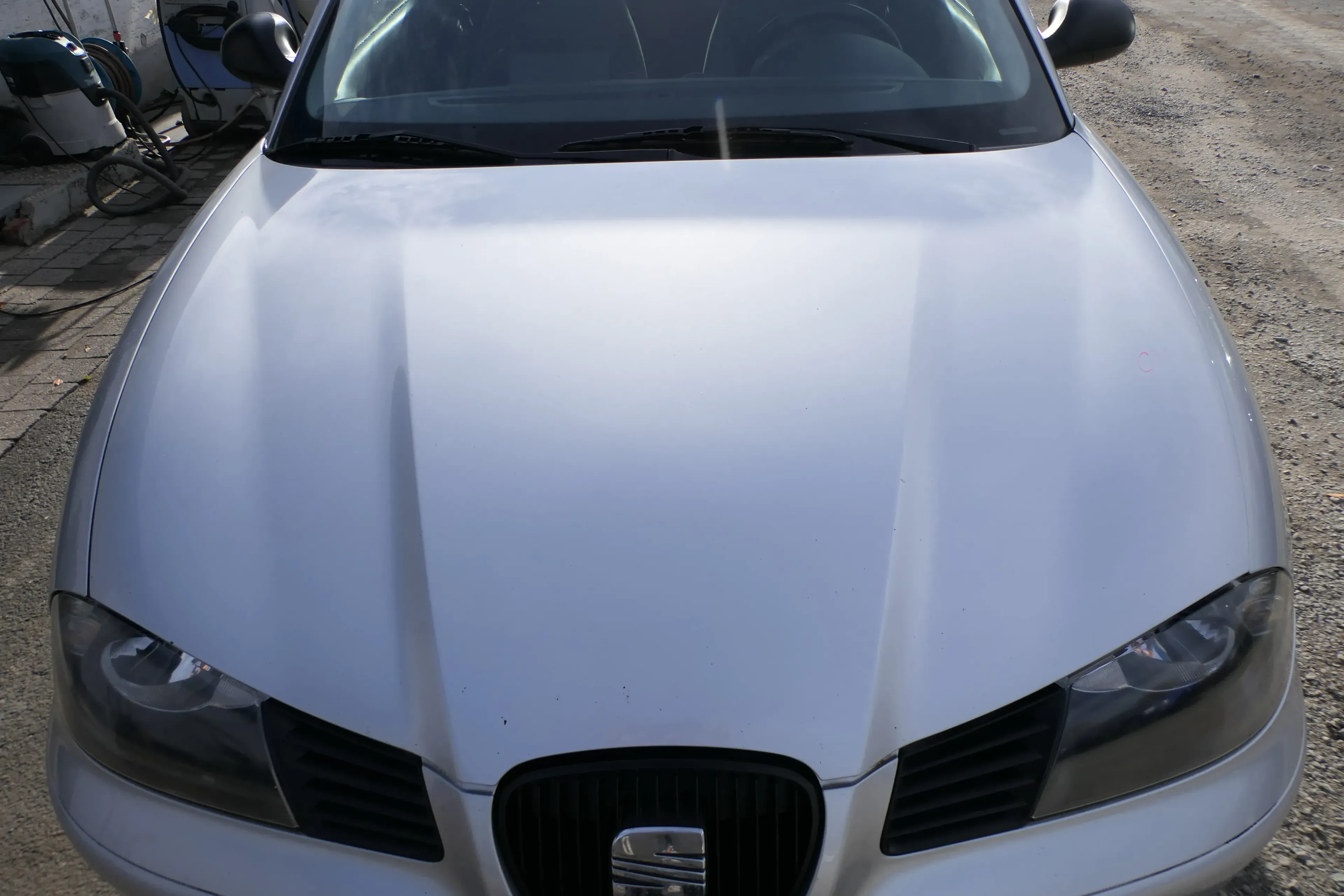 Seat Ibiza 6L Motorhaube Haube Klappe vorne silber grau LS7N 6L0823031D - Bild 1