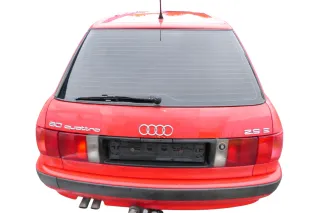 Audi 80 8C Kombi Avant Stoßstange hinten Spoiler rot LY3H - Bild 8