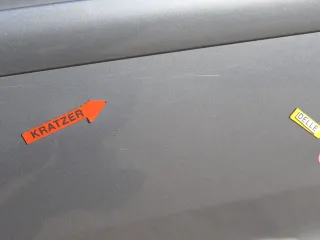 Golf 5 V 1K Tür Türrahmen hinten links 4/5-Türer grau LA7T -ohneAnbautei - Bild 6