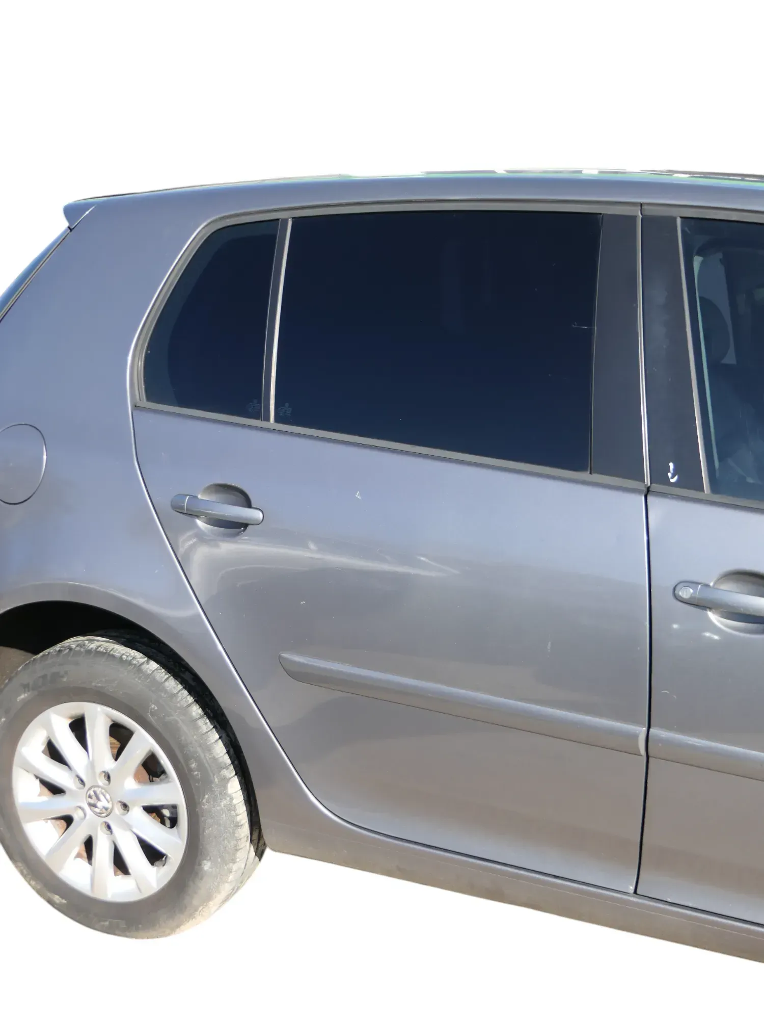 Golf 5 V 1K Tür Türrahmen hinten rechts 4/5-Türer grau LA7T -ohneAnbautei - Bild 1