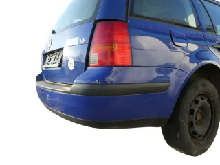 VW Golf 4 Bora Kombi Stoßstange hinten Heckstoßstange Stoßfänger blau LA5C - Bild 6
