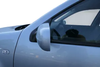 VW Golf 4 Bora elektrischer Spiegel vorne links Außenspiegel blau LB5S Glas - Bild 5
