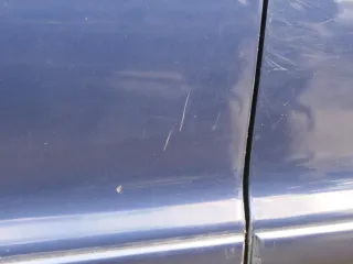 A4 B5 Tür nur Türblatt vorne links Fahrertür blau lila LY3K Kombi od Limo - Bild 7
