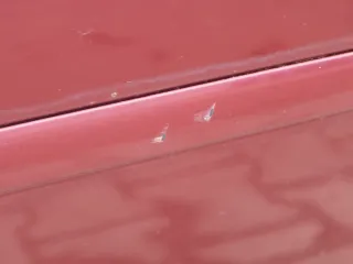 Audi A6 4B C5 Tür nur Türblatt vorne rechts Beifahrertür rot LZ3L - Dellen! - Bild 8