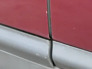 Audi A6 4B C5 Tür nur Türblatt vorne links Fahrertür rot LZ3L - ohne Anbauteile - Bild 10