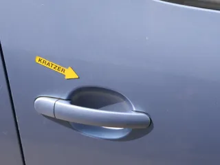 Skoda Roomster 5J Tür vorne rechts Beifahrertür - blau LF5Y (ohne Anbauteile) - Bild 6