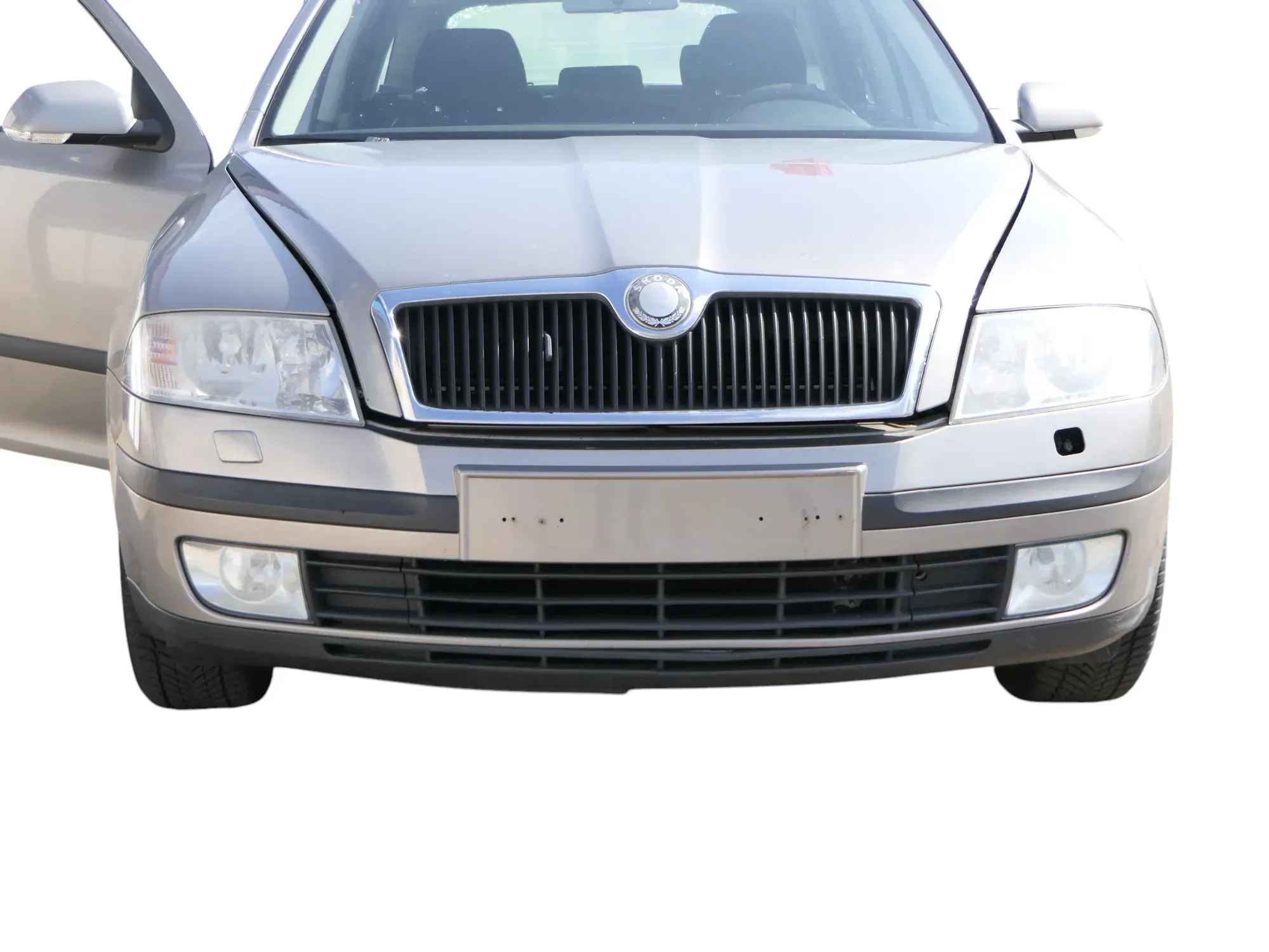 Skoda Octavia 1Z Stoßstange vorne Frontstoßstange LF8H Cappuccino Beige  SWR - Bild 1