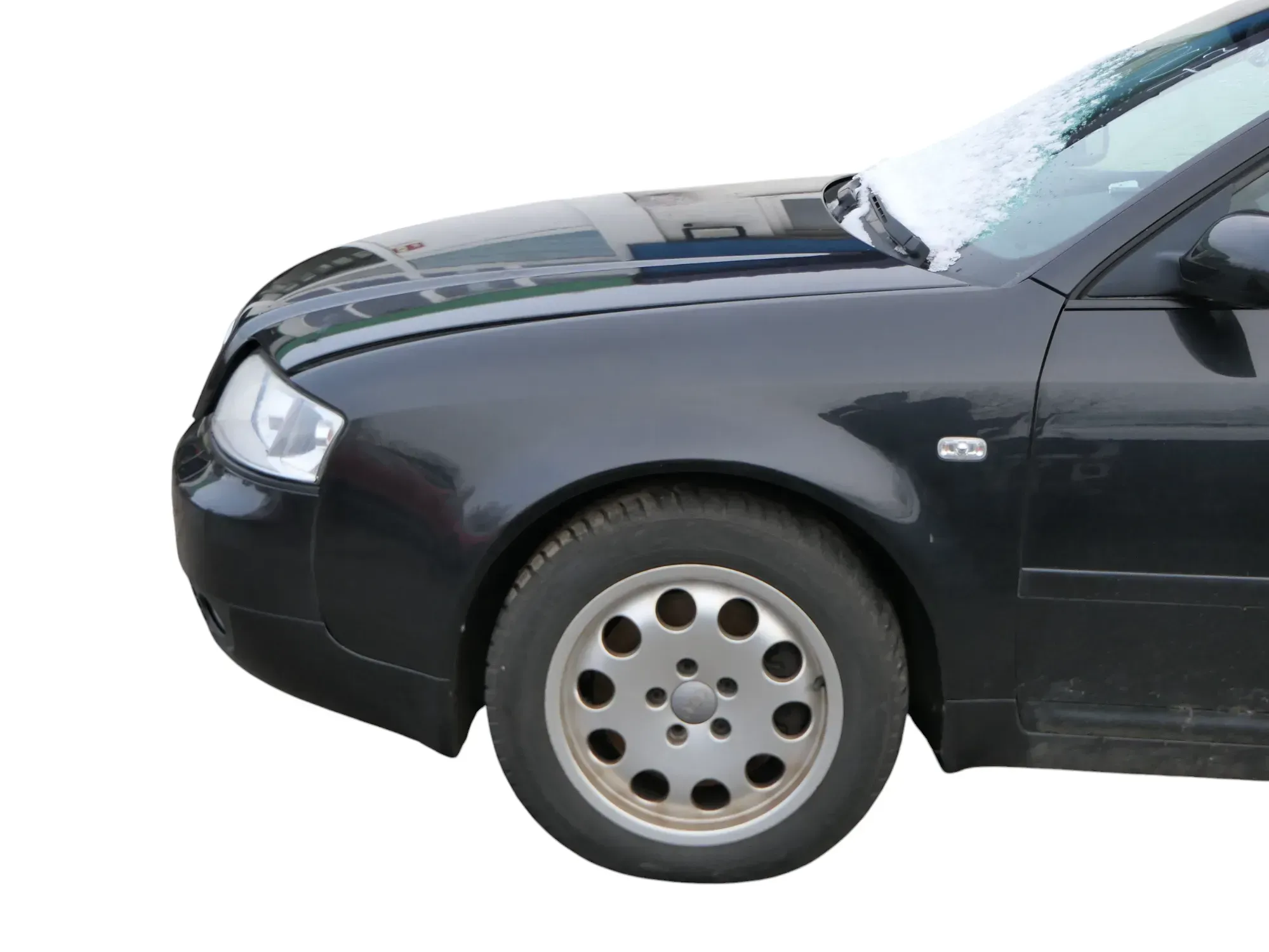 Audi A6 4B Facelift Kotflügel vorne links schwarz LZ9W (abca.Mitte 2002passend - Bild 1