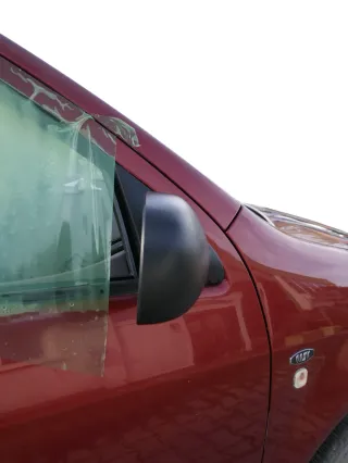 Skoda Fabia 6Y mechanischer Spiegel Außenspiegel rechts schwarz Glas - Bild 4