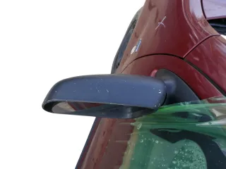 Skoda Fabia 6Y mechanischer Spiegel Außenspiegel links schwarz Glas - Bild 5