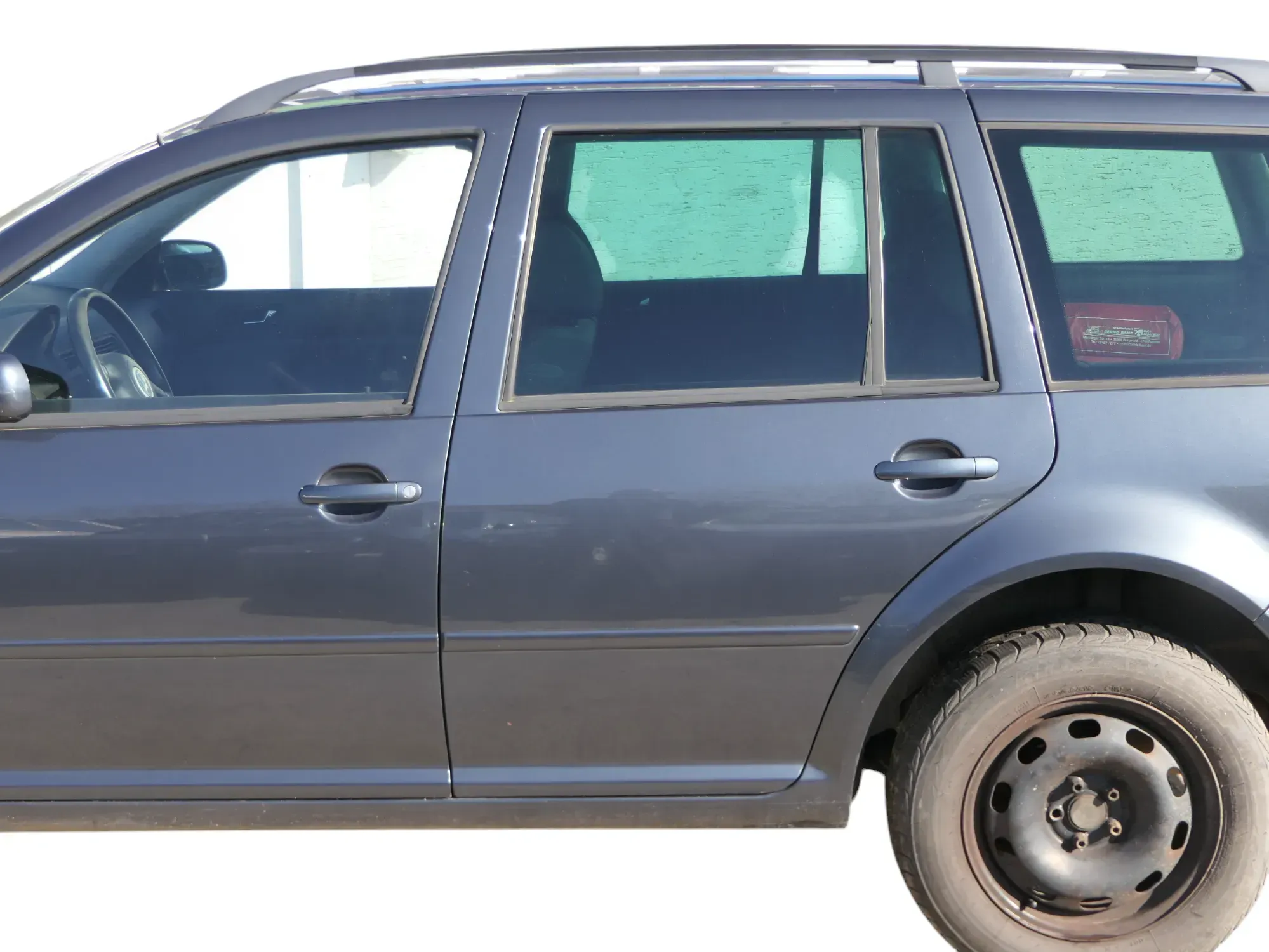 VW Golf 4 Bora Tür hinten links nur Kombi / Variant grau LC7V - ohne Anbauteile - Bild 1