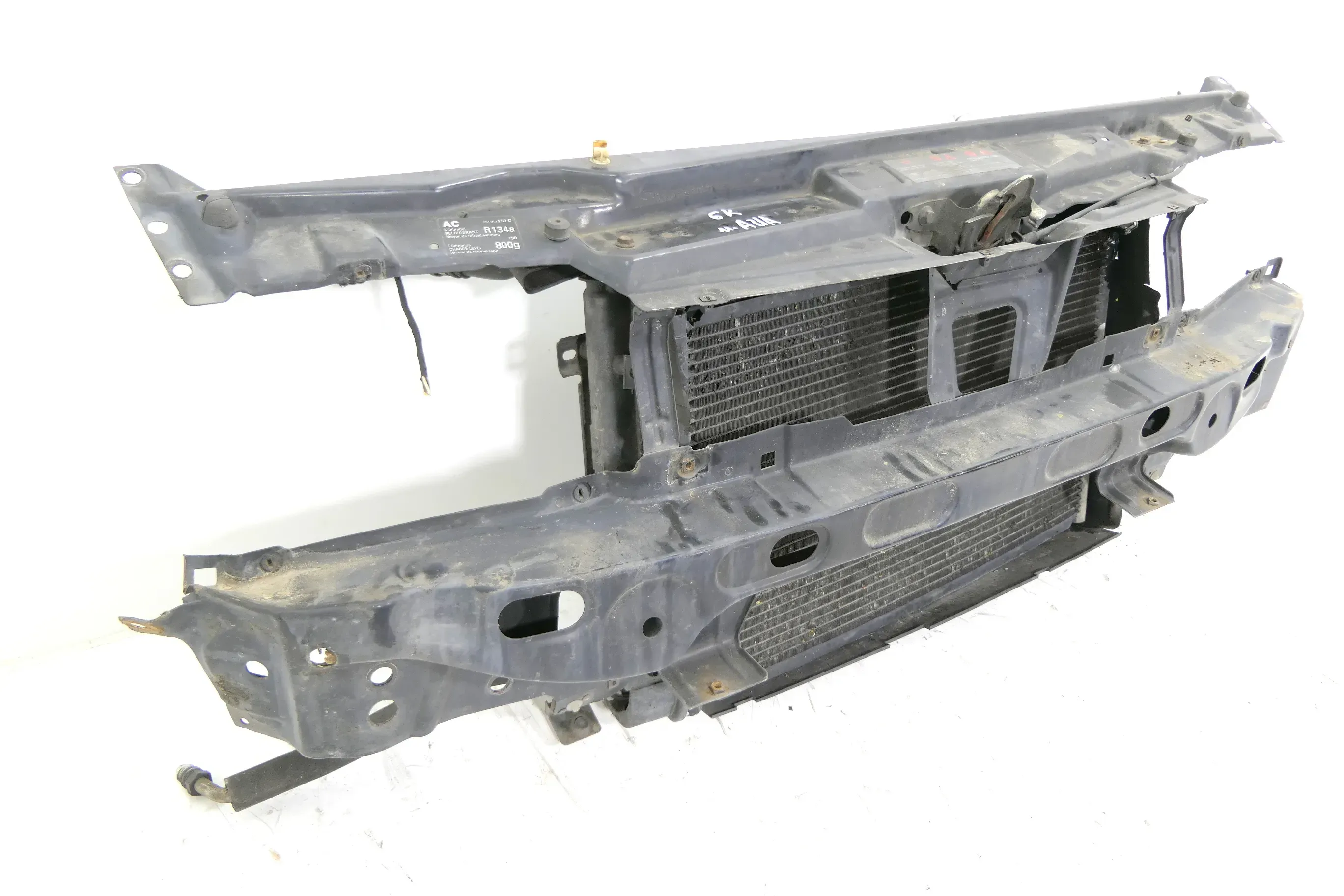 VW Caddy 9K Polo Schloßträger Rahmen Kühler 628mmx377 6K0805591T mit Klima - Bild 1