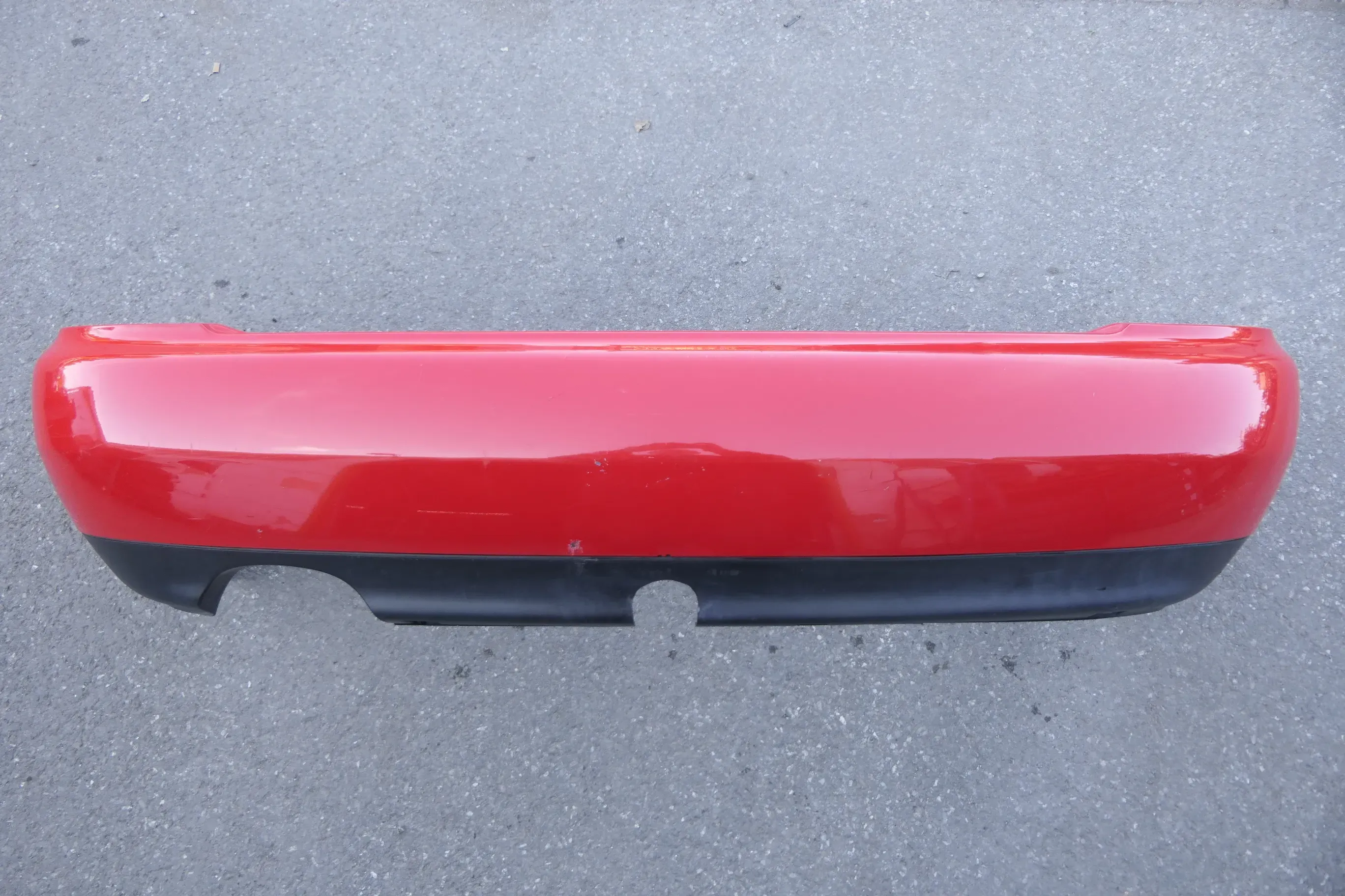 Audi A4 B5 Limousine Stoßstange hinten Heckstoßstange rot LY3H biscaBj99 - Bild 1