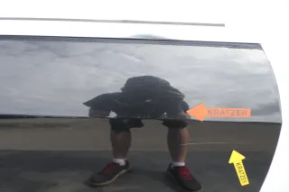Audi A4 B6 8E Türblatt Tür vorne rechts Beifahrertür schwarz LZ9W Kombi+Limousin - Bild 3