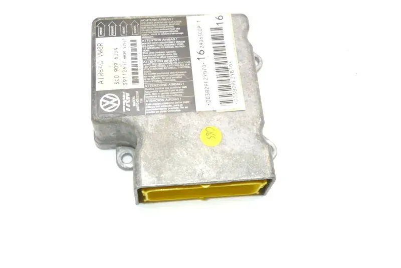 VW Passat 3C Steuergerät Airbag Airbagsteuergerät 3C0909605N 11 H030 - Bild 1