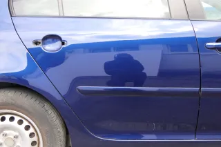 VW Golf 5 V 1K Tür nur Türblatt hinten rechts 4/5-Türer blau LD5Q - Bild 1