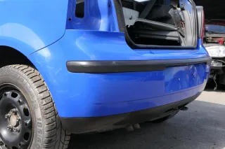 VW Polo 9N 9N3 Stoßstange Heckstoßstange hinten blau LA5F summerblue - Bild 5