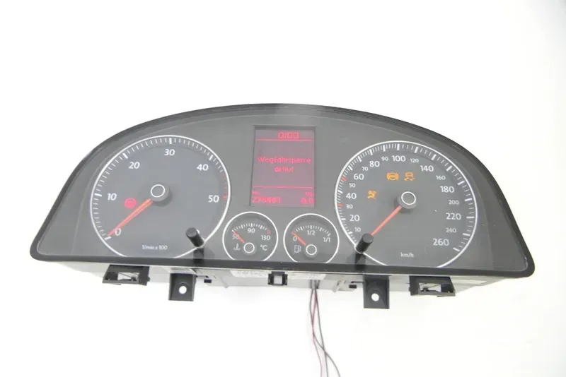 VW Touran Caddy 2K Tacho Tachometer Kombiinstrument 278.000km 1T0920873E TDI - Bild 1