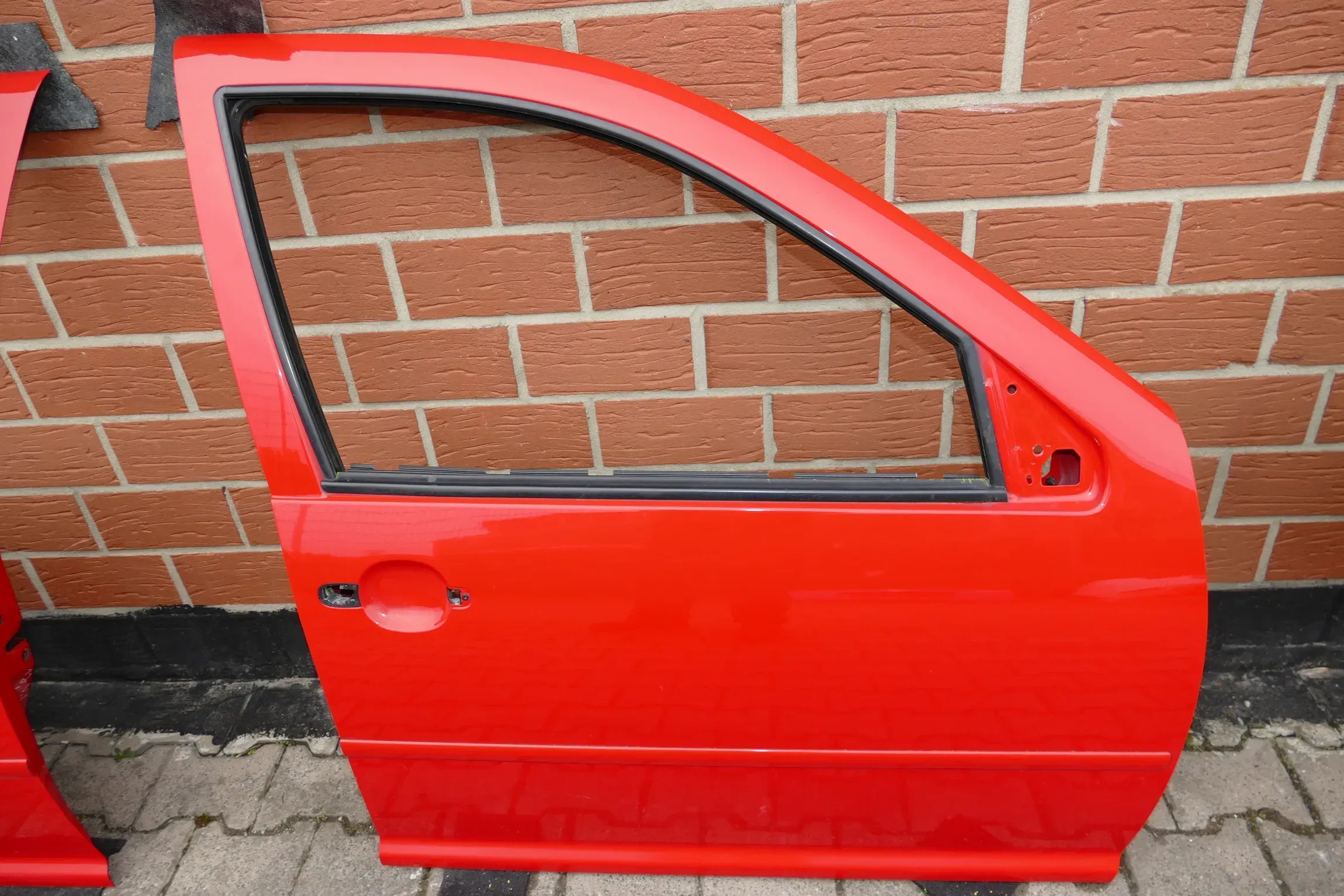 VW Golf 4 Bora Tür vorne rechts Beifahrertür 4/5-Türer + Kombi Variant rot LP3G - Bild 1