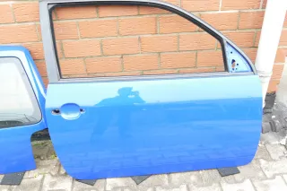 VW Lupo Seat Arosa Tür vorne rechts Beifahrertür blau LW5Z ohne Anbauteile - Bild 1