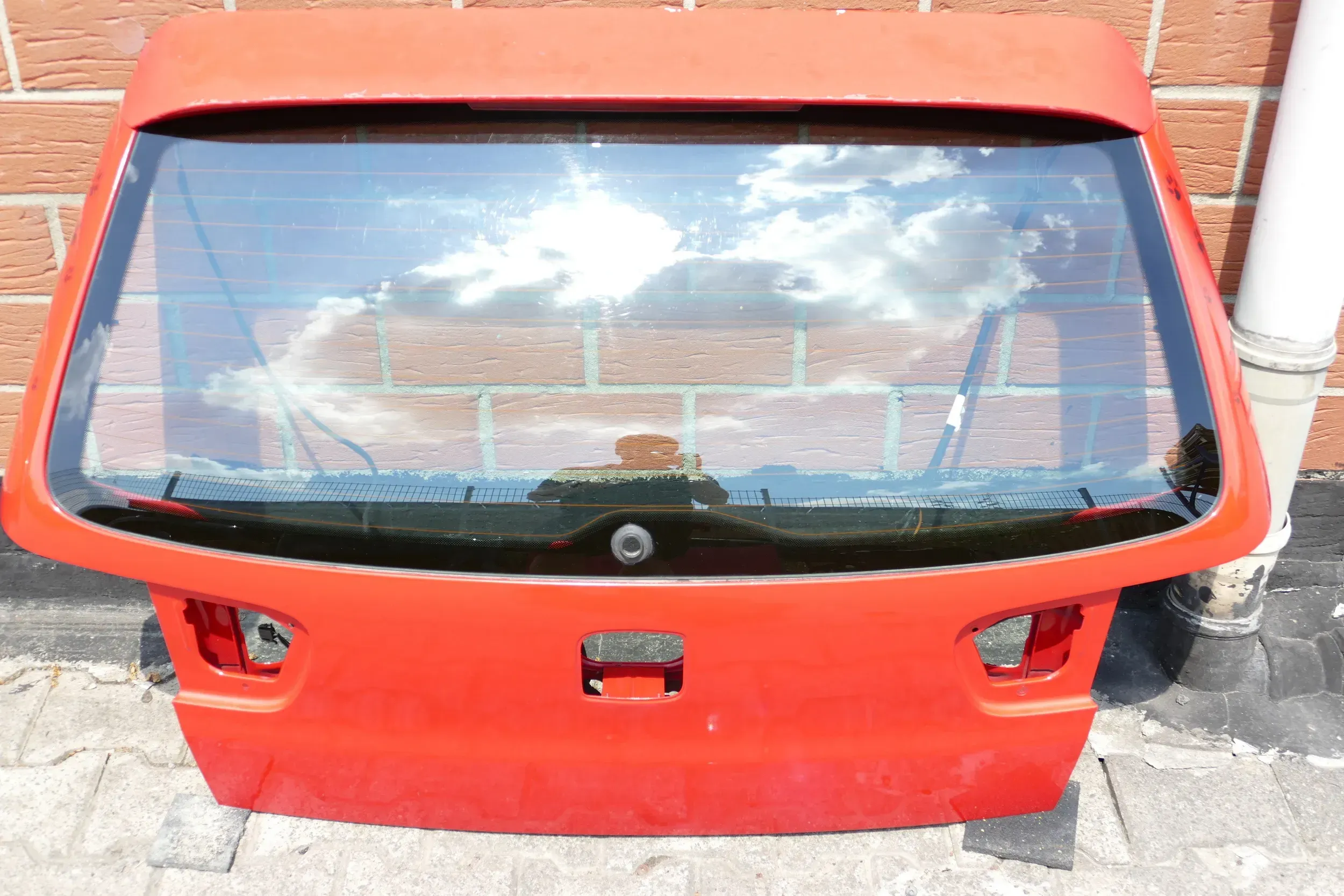 Seat Ibiza 6K Heckklappe Klappe hinten Kofferraumklappe rot LP3G 1999-2001 - Bild 1