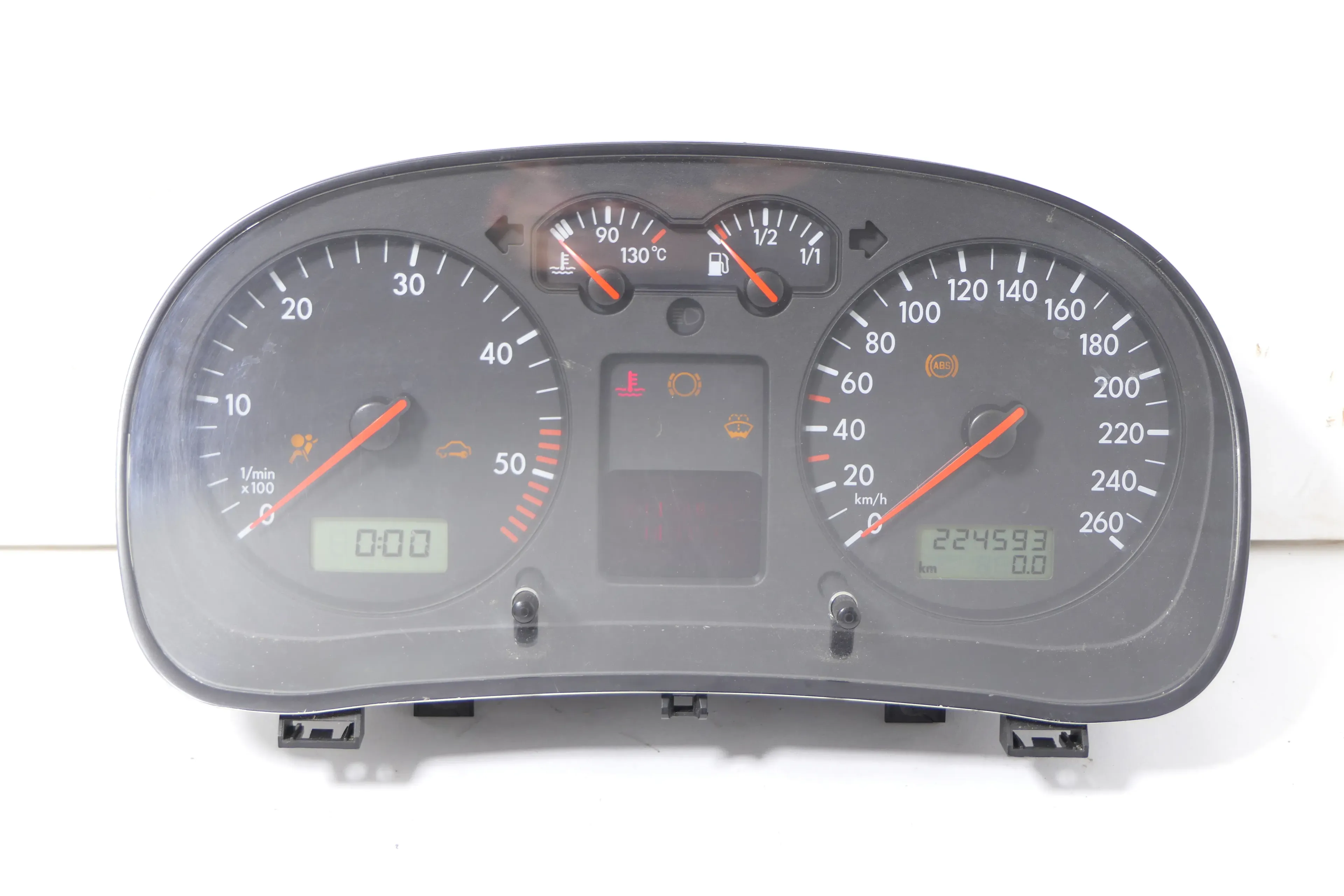 Golf 4 Tacho Tachometer Kombiinstrument ca.224.000km 1J0920822C 1,9 TDI 85kw AJM - Bild 1
