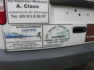 VW Caddy 2k Heckklappe mit Scheibe hinten weiß - LB9A OHNE Anbauteile - Bild 7