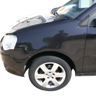 VW Polo 9N3 Kotflügel vorne links schwarz LC9Z - Bild 1