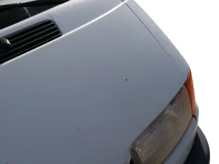 VW T4 Transporter Pritsche Motorhaube Haube Klappe vorne weiß R902 Kurze AC0 - Bild 9