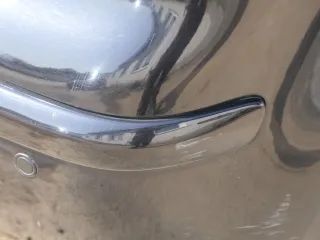 VW Polo 9N 9N3 Stoßstange Heckstoßstange hinten schwarz LC9Z     PDC - Bild 2
