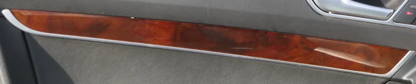 4x Audi A6 4F Türverkleidung Abdeckung Holz Optik Dekor nussbaum Blenden - Bild 1