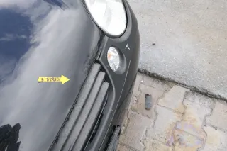 VW Lupo Motorhaube Klappe Frontklappe Haube vorne schwarz L041 uni - Bild 6