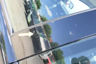 VW Fox 5Z Tür vorne links Fahrertür schwarz L041 - Bild 9