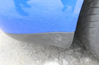 VW Golf 4 Stoßstange vorne Frontstoßstange Stoßfänger blau LW5Z SWR - Bild 11
