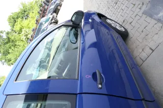 VW Fox 5Z Tür vorne rechts Beifahrertür blau LL5M - Bild 2