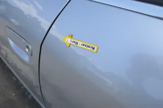 Audi A6 4B C5 Tür Türblatt hinten links grau silber LY7M nur Türblatt - Bild 6