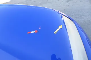Skoda Fabia 6Y Motorhaube Klappe vorne blau LF5K vorn     (OHNEgrill!) - Bild 7