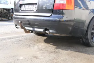 A6 4B Kombi Avant Stoßstange hinten Heckstoßstange schwarz LZ9W Facelift + PDC - Bild 4