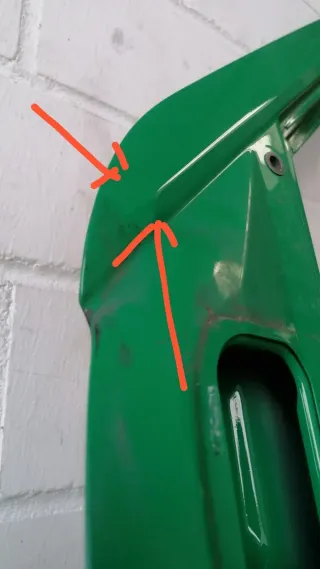VW Crafter 7C MAN TGE Tür vorne links Fahrertür grün L629 629 - Delle Mängel - Bild 8
