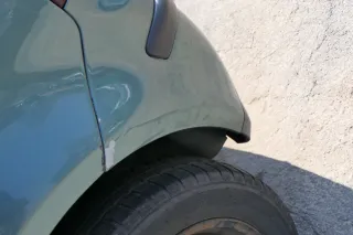 VW Polo 9N 9N3 Stoßstange Heckstoßstange hinten blau grün LA6L - Bild 3