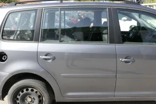 VW Touran 1T 1T3 Tür hinten rechts grau LD7X Platinum grey  grau - Bild 1