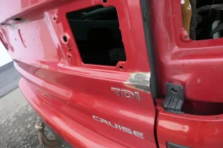 VW Sharan 7M 7M3 Heckklappe Scheibe  Klappe hinten ab Bj.2000 rot LD3W - Bild 5