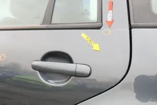 VW Golf 4 Bora Tür hinten links nur Kombi / Variant grau LC7V - Bild 3