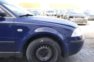 VW Passat 3BG 3B6 Kotflügel vorne rechts blau LA5E (Blinkerloch) - Bild 1