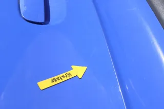 VW Polo 9N3 9N Heckklappe Kofferraumklappe Klappe blau LA5F- ohne Anbauteile - Bild 3