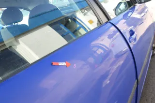 Seat Ibiza 6L Tür 4/5-Türer hinten rechts blau surfblue LS5G - ohne Anbauteile - Bild 4