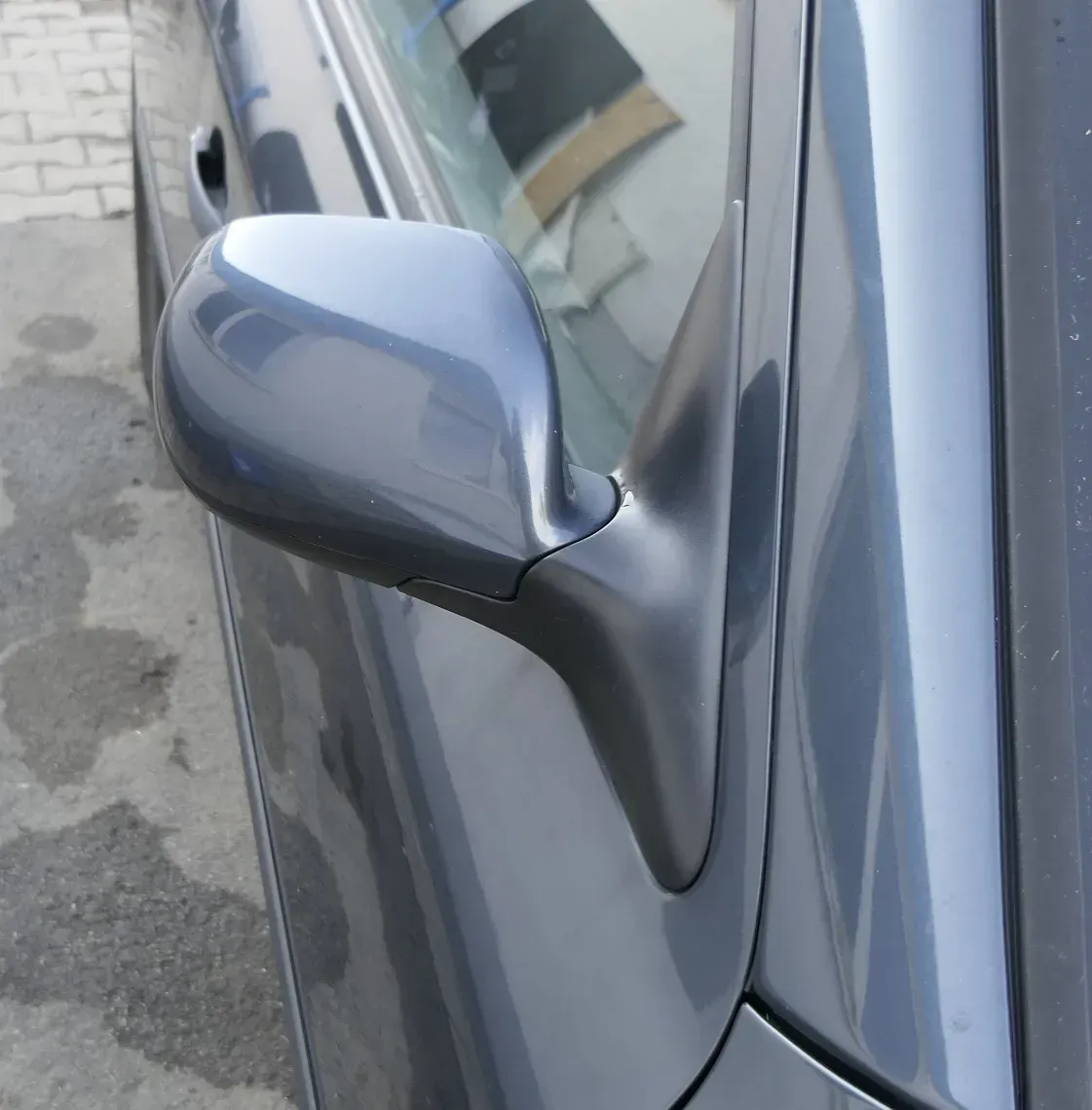 Skoda Octavia 1U elektrisch Spiegel Außenspiegel rechts grau LF7S L8L8 - Bild 1